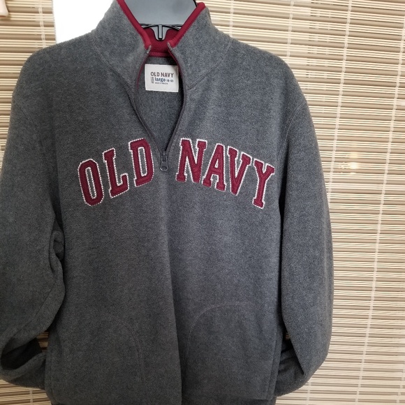 Old Navy Boys 1/4 Zip Fleece  Pullover - Picture 2 of 5